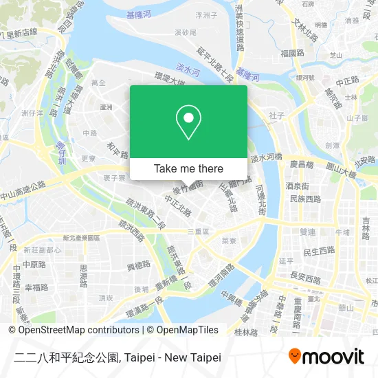 二二八和平紀念公園 map