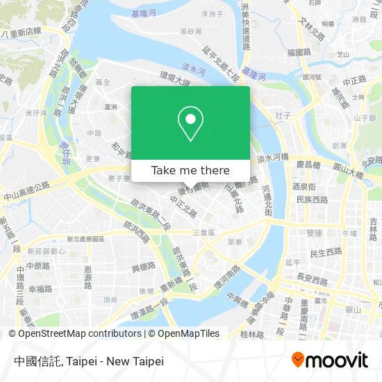 中國信託地圖