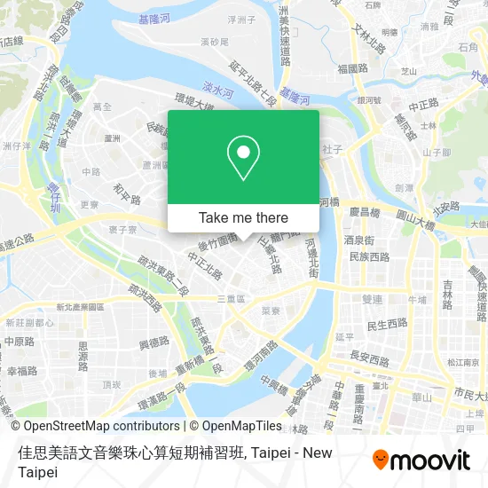 佳思美語文音樂珠心算短期補習班地圖