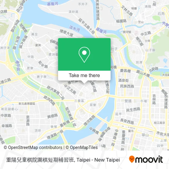 重陽兒童棋院圍棋短期補習班地圖