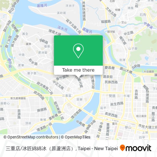 三重店/冰匠綿綿冰（原蘆洲店） map