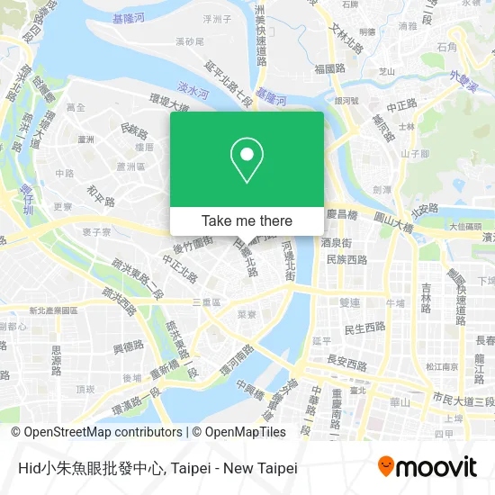 Hid小朱魚眼批發中心 map