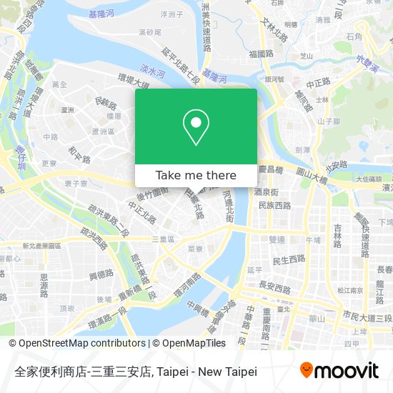 全家便利商店-三重三安店 map
