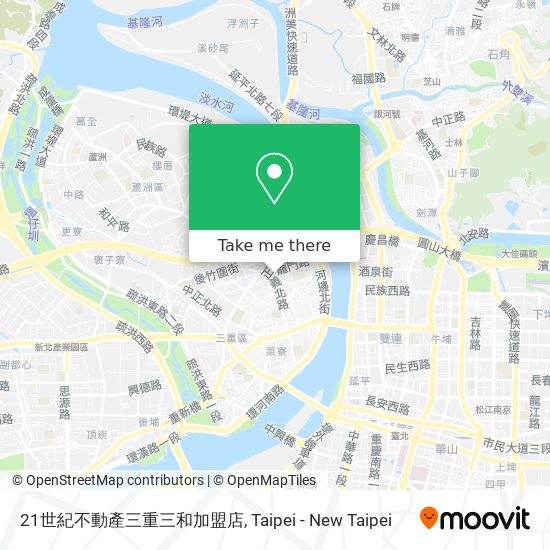 21世紀不動產三重三和加盟店 map