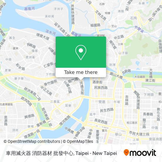 車用滅火器 消防器材 批發中心 map