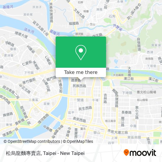 松烏龍麵專賣店 map