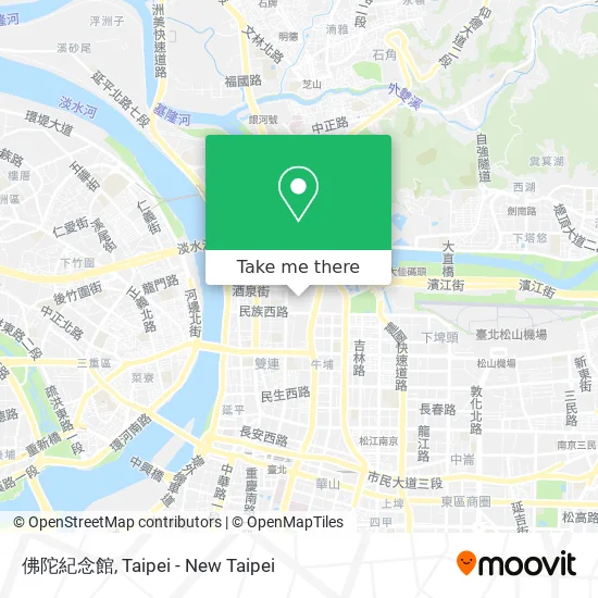 佛陀紀念館 map