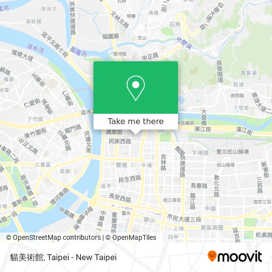 貓美術館 map