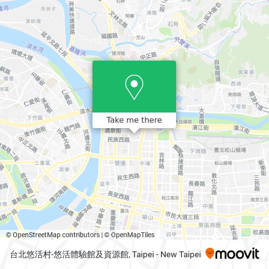 台北悠活村-悠活體驗館及資源館 map