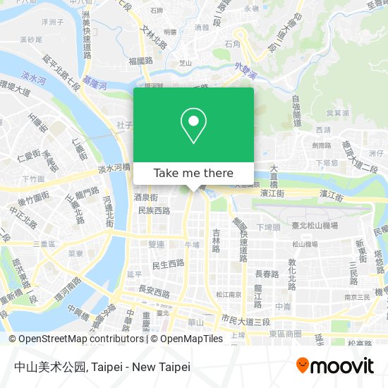 中山美术公园地圖
