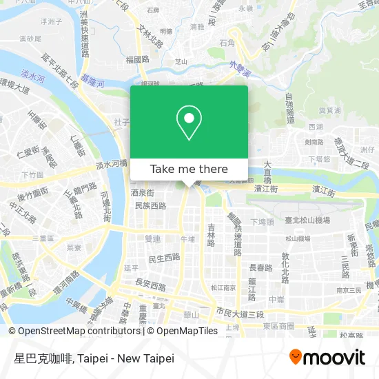 星巴克咖啡 map