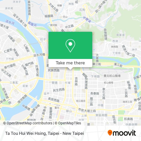 Ta Tou Hui Wei Hsing map