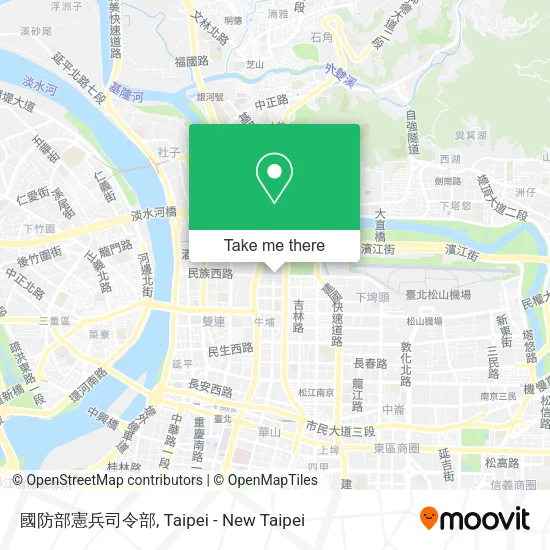國防部憲兵司令部地圖