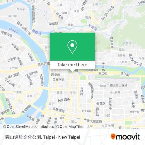 圓山遺址文化公園 map