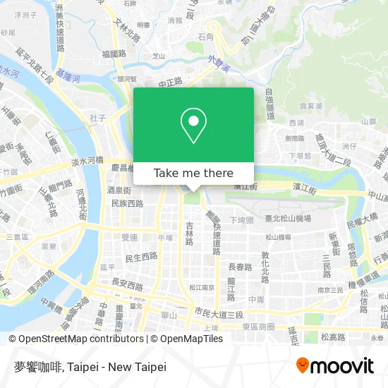夢饗咖啡 map