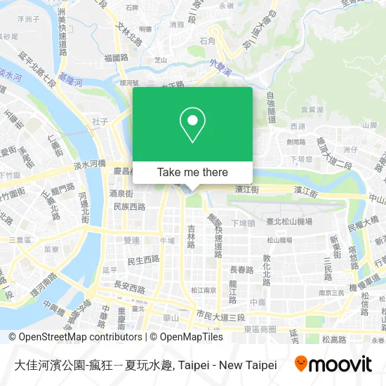 大佳河濱公園-瘋狂ㄧ夏玩水趣地圖