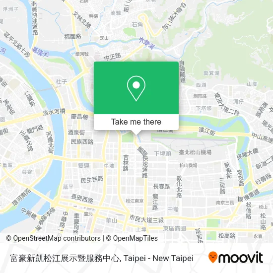 富豪新凱松江展示暨服務中心地圖