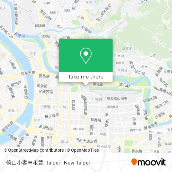 億山小客車租賃 map