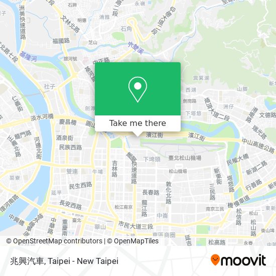 兆興汽車 map