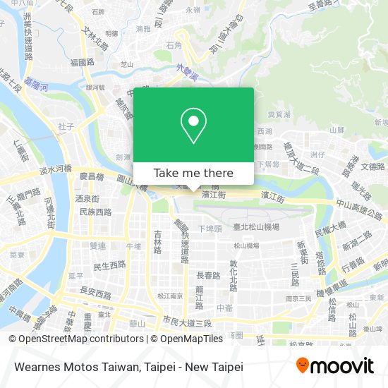 Wearnes Motos Taiwan map