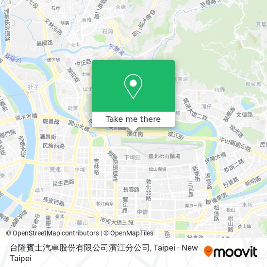 台隆賓士汽車股份有限公司濱江分公司 map