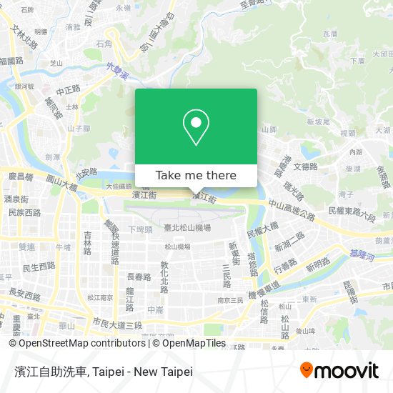 濱江自助洗車地圖