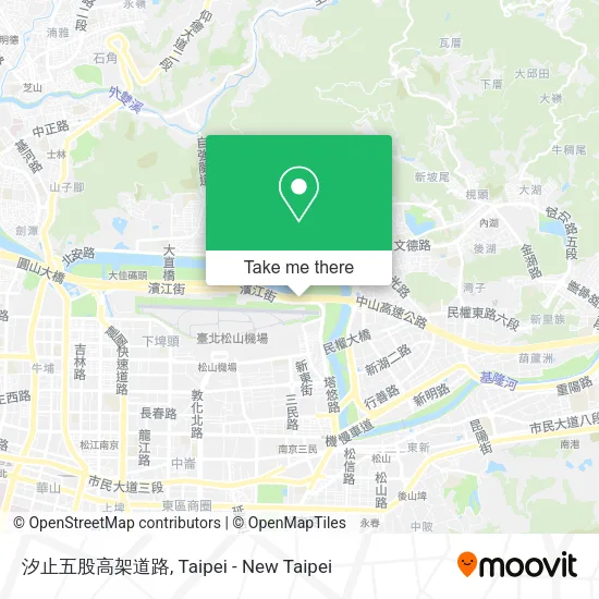 汐止五股高架道路 map