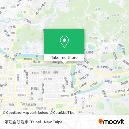 濱江自助洗車 map