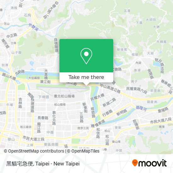 黑貓宅急便 map