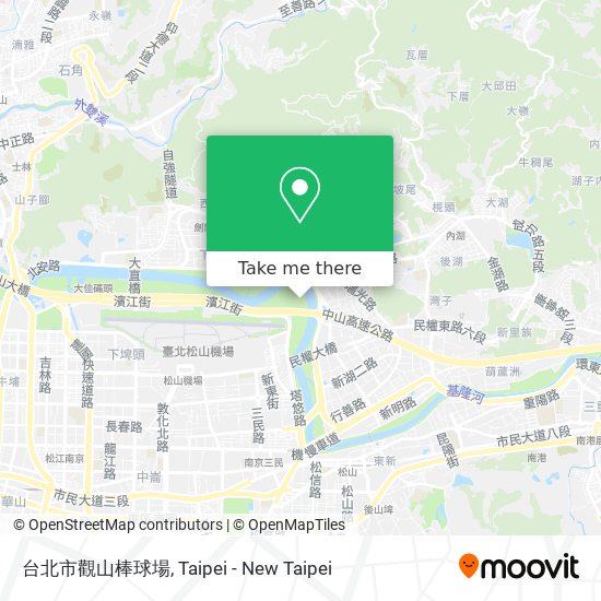 台北市觀山棒球場 map