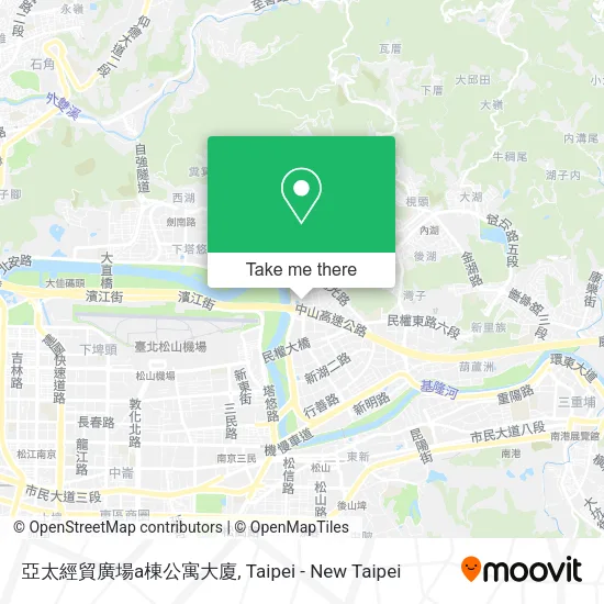 亞太經貿廣場a棟公寓大廈地圖