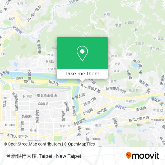 台新銀行大樓地圖