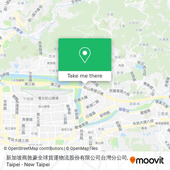 新加坡商敦豪全球貨運物流股份有限公司台灣分公司 map