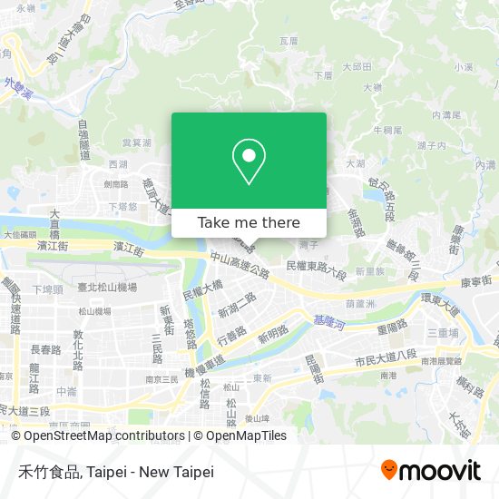 禾竹食品 map