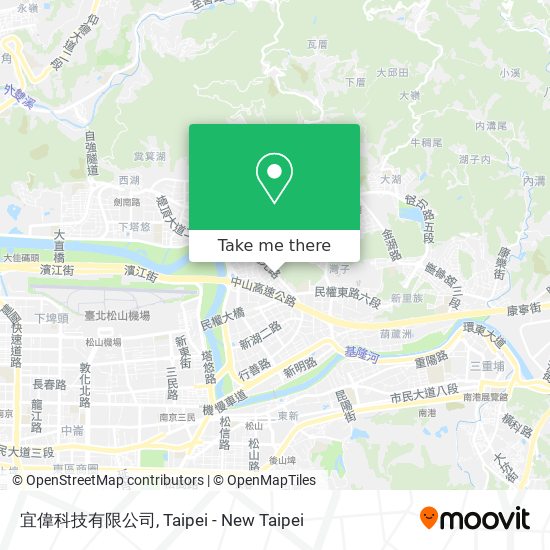 宜偉科技有限公司 map