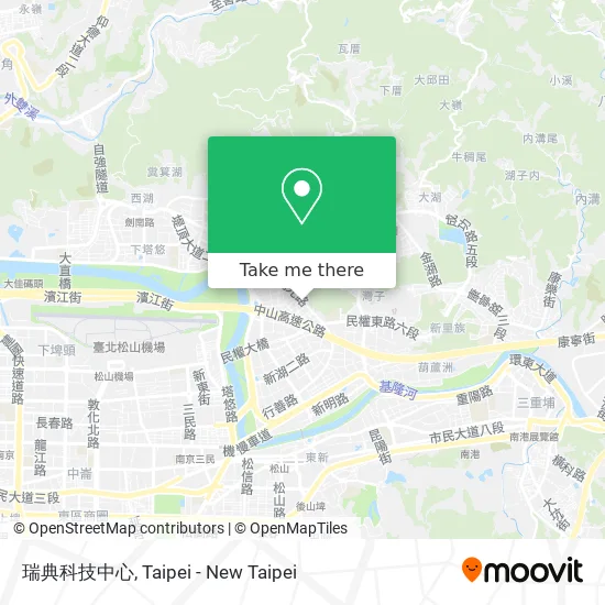 瑞典科技中心地圖