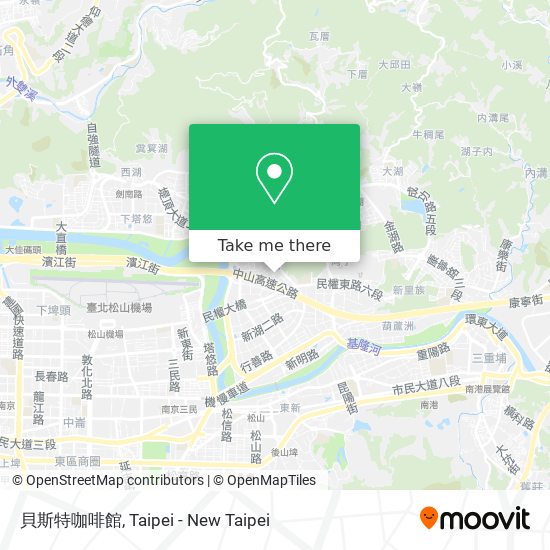 貝斯特咖啡館 map