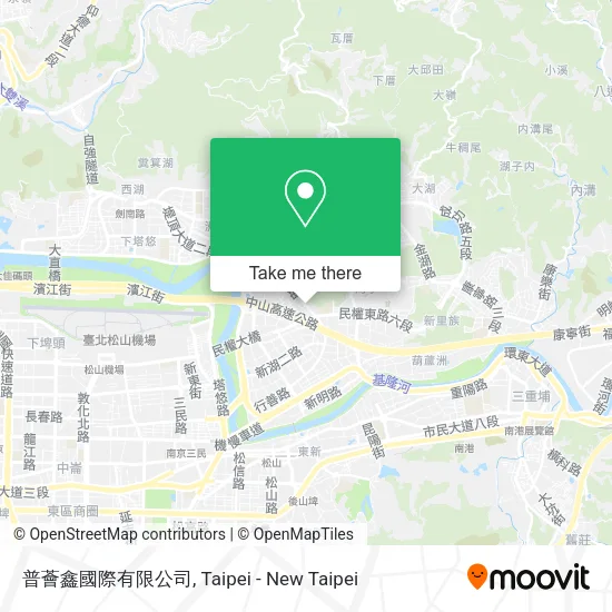 普薈鑫國際有限公司地圖