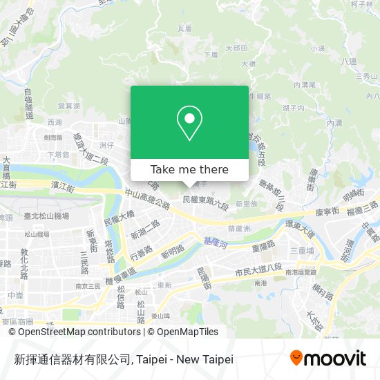 新揮通信器材有限公司 map