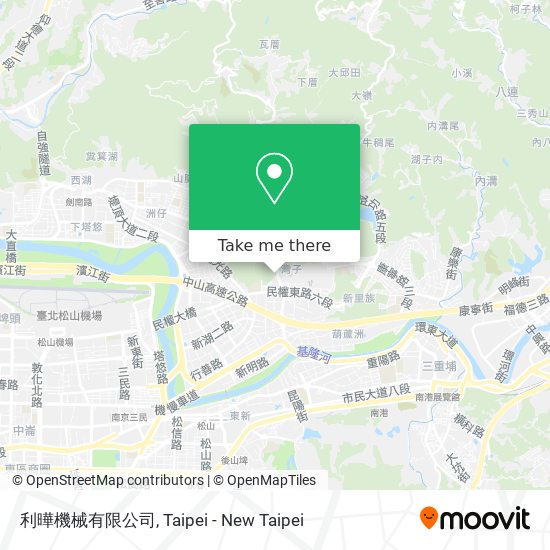 利曄機械有限公司地圖