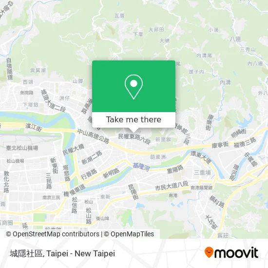 城隱社區地圖