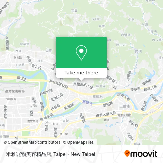 米雅寵物美容精品店 map