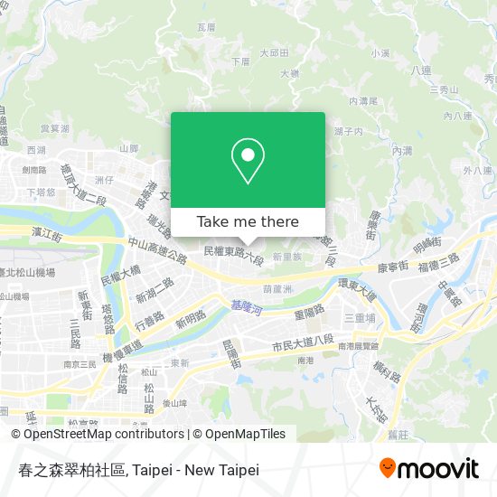 春之森翠柏社區 map
