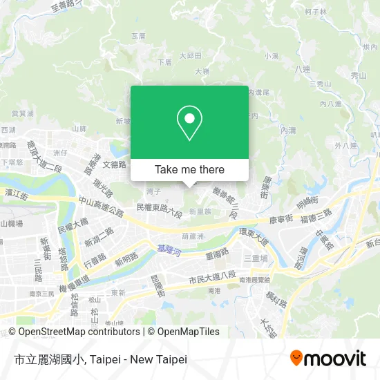 市立麗湖國小地圖