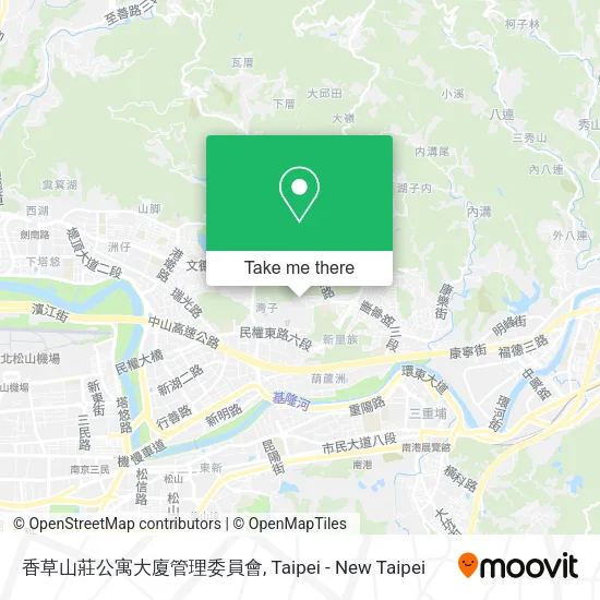 香草山莊公寓大廈管理委員會地圖