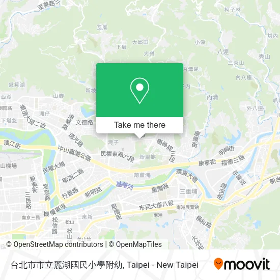 台北市市立麗湖國民小學附幼地圖