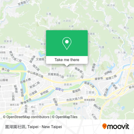 麗湖園社區 map