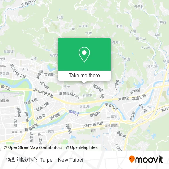 衛勤訓練中心 map