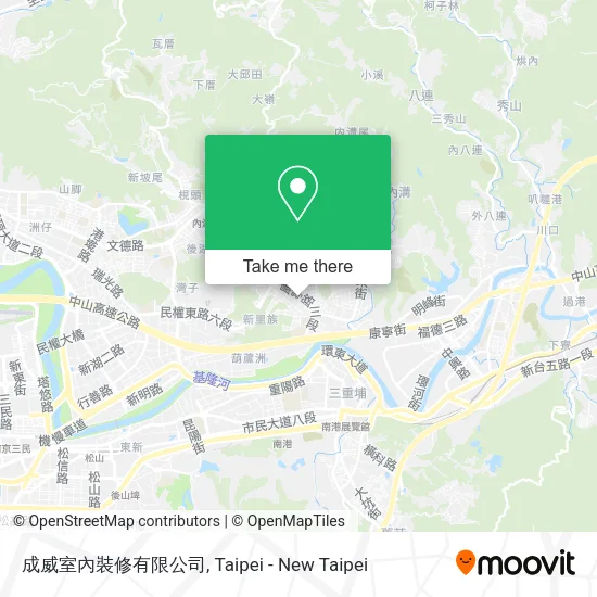 成威室內裝修有限公司地圖