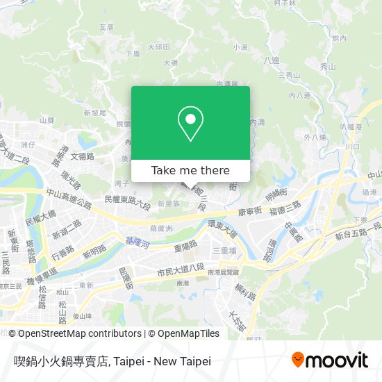 喫鍋小火鍋專賣店地圖